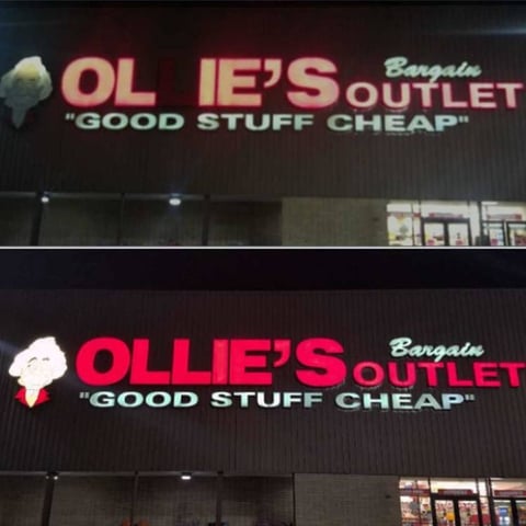 Ollie's Bargain Outlet National Service | Flexlume